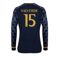 Real Madrid Federico Valverde #15 Auswärtstrikot 2023-24 Langarm